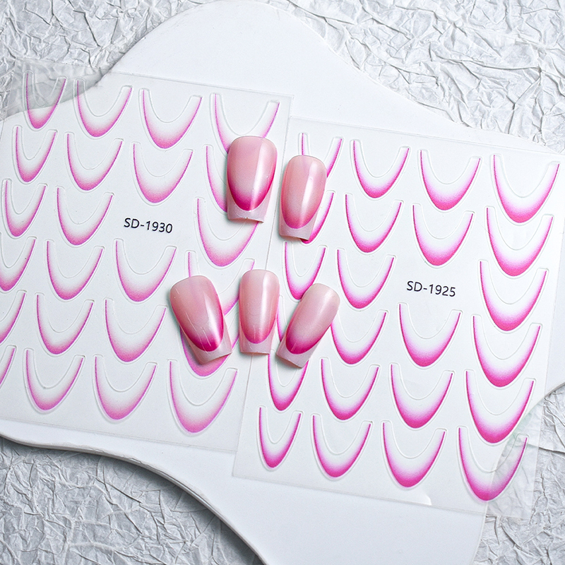 French Smile Line Nail  Stickers